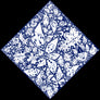 Foulard Clown Bleu 260 x 240 x 10 mm Serge Lutens