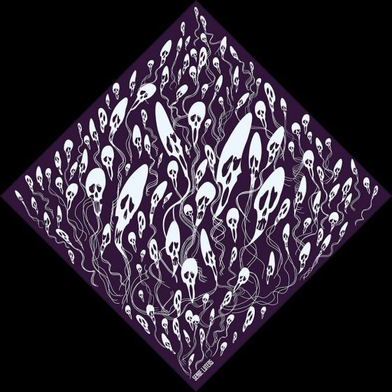 Foulard Train fantôme 260 x 240 x 10 mm Serge Lutens